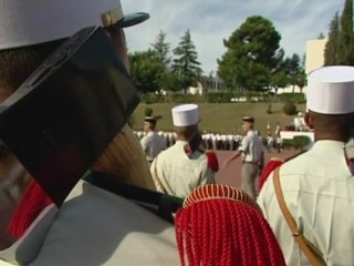 Cérémonie de départ du général COMLE