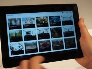 Sony Tablet S : vidéo & commentaires LesNumeriques