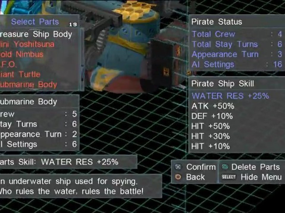 Disgaea 4 - Editor de nave