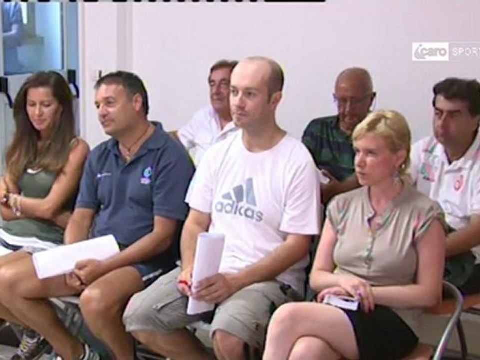 Icaro Sport. Il Presidente del Rimini Biagio Amati alla presentazione di Icaro Sport