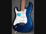 2008 Fender Standard Stratocaster Left-Handed Electron Blue Meta