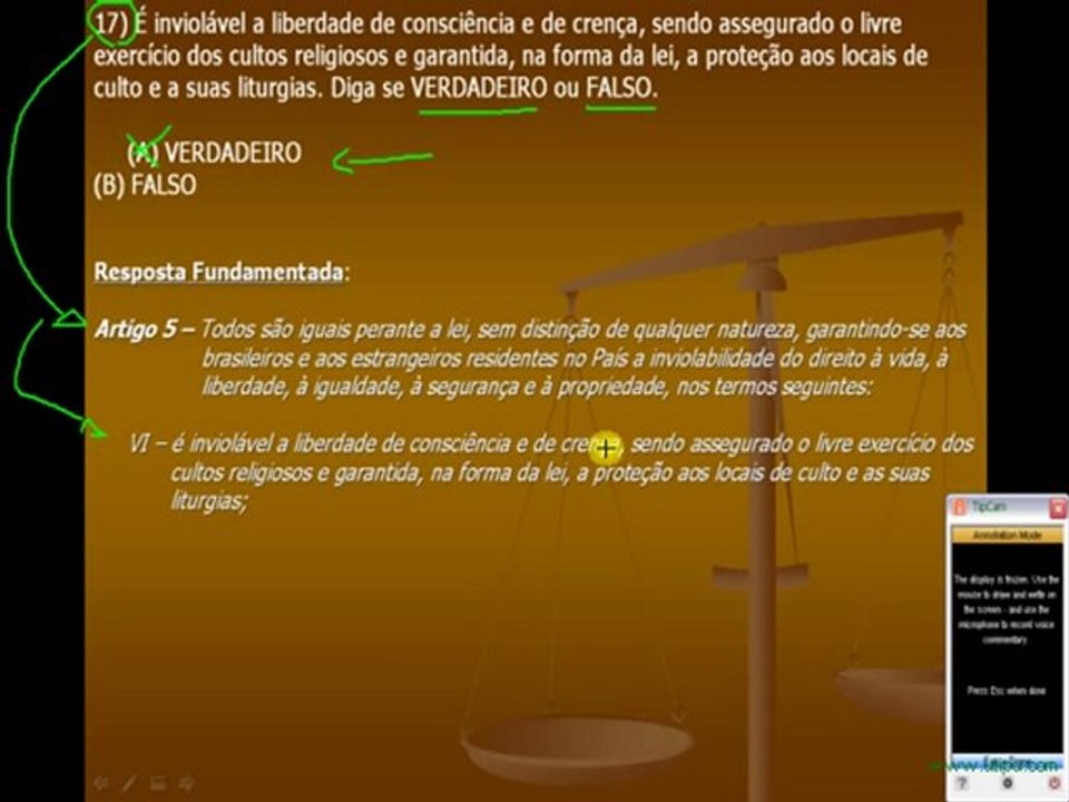 DIREITO CONSTITUCIONAL - QUESTÃO 17