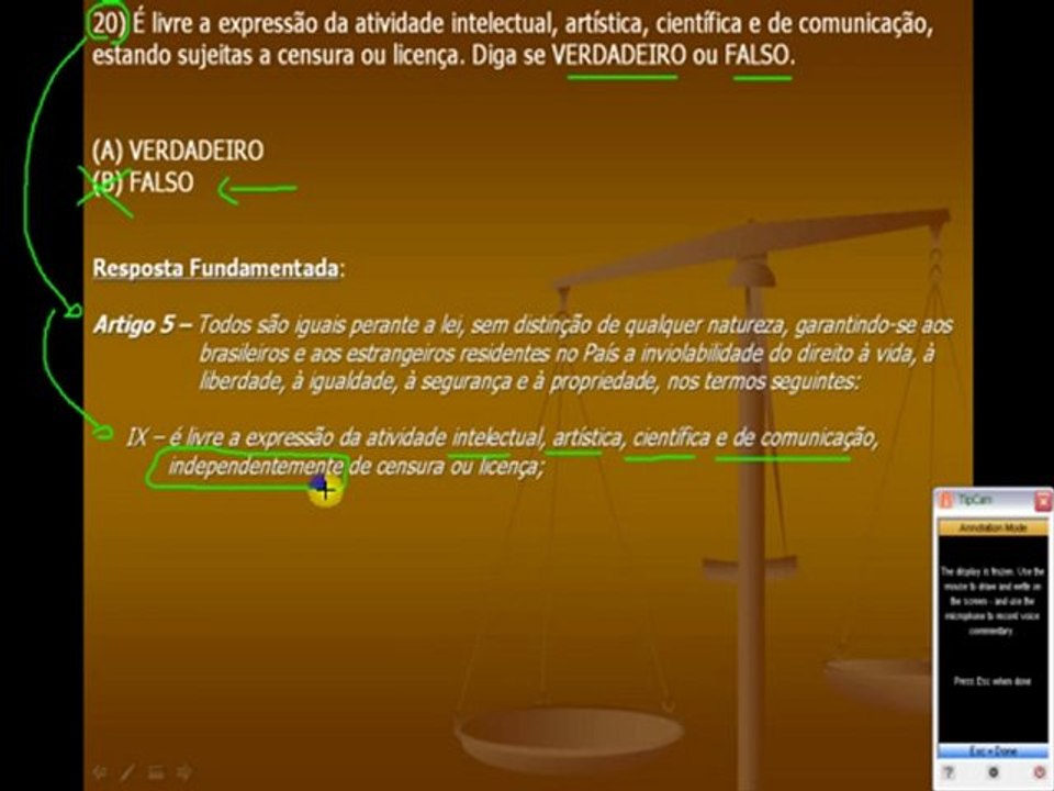 DIREITO CONSTITUCIONAL - QUESTÃO 20