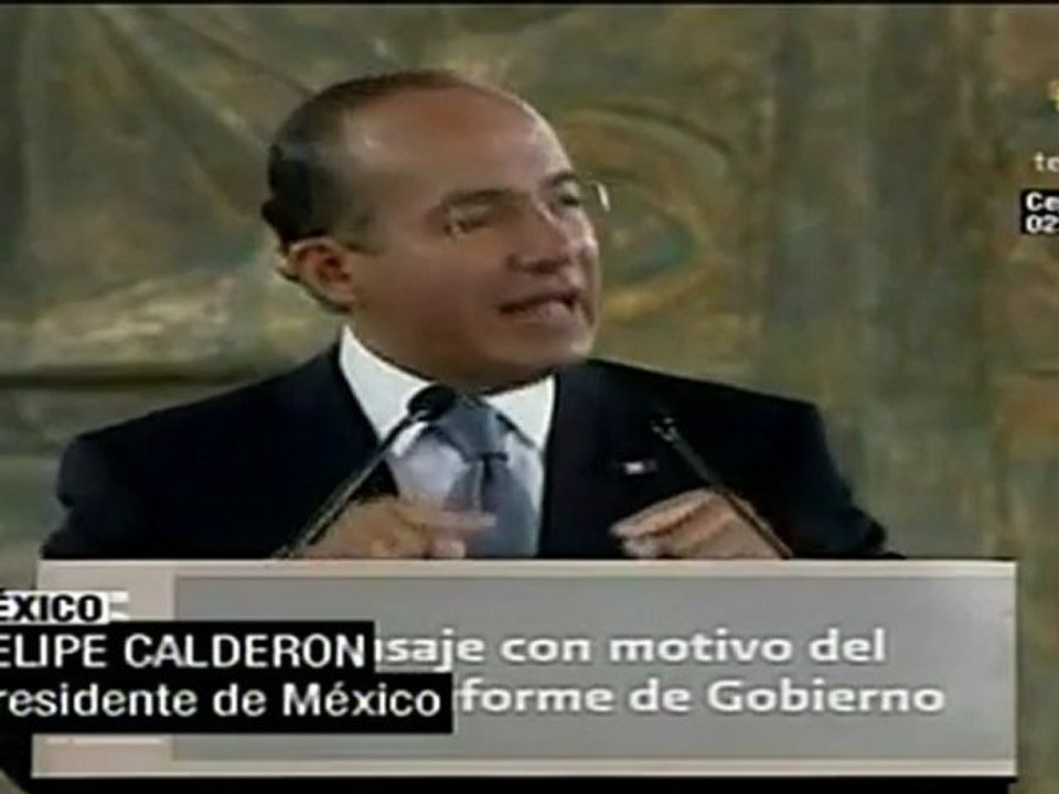 México: Calderón defiende militarización de ciudades