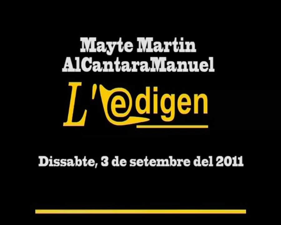 Mayte Martin a l'església de la Vila Vella