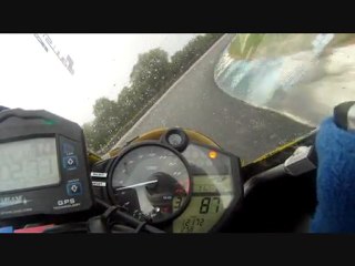 WERC LE VIGEANT 2011 : fin de la course sous la pluie 1000RSV4/1000R1