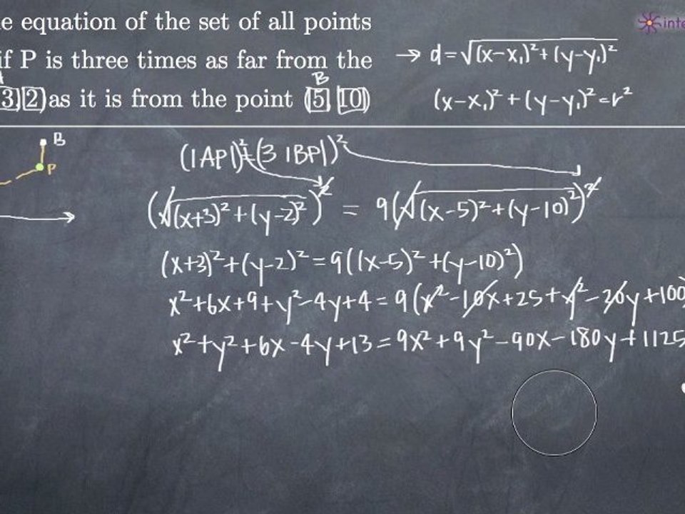 Analytic Geometry-Set of Points Unequally Distant