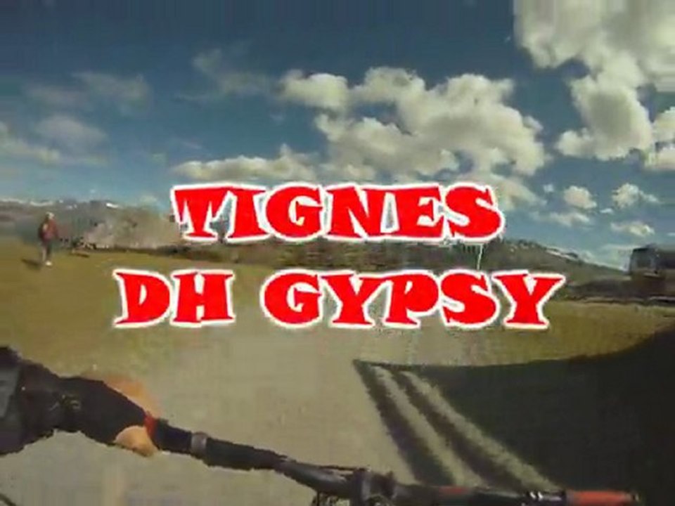 vtt tignes DH GYPSY et  DH BLACK METAL avec lolo-rs a la cam