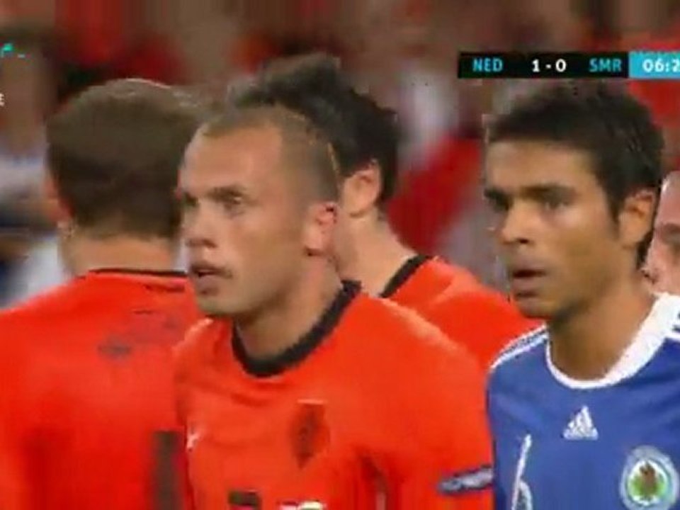 Netherlands vs San Marino (1-0) Van Persie Goal 02/09/2011 Netherlands 1-0 San Marino