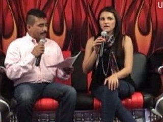 Maite Perroni web chat El Patron 105.3 FM