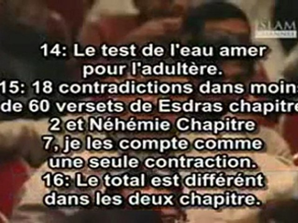 Dr Zakir Naik - 22 erreurs dans la bible en 2.5 minutes