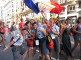 Les jeunes du diocèse de Nice aux JMJ de Madrid en août 2011 (Paroisse St Vincent de Lerins)