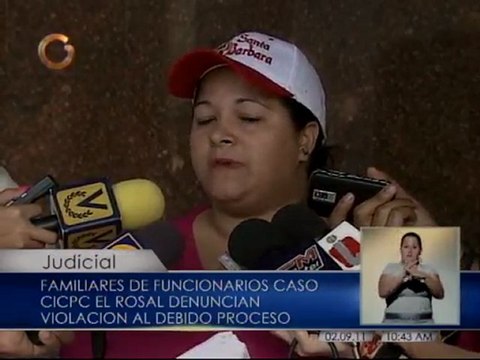 Reiteran inociencia de funcionarios del CICPC El Rosal