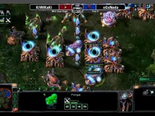 MLG Raleigh 2011 - Starcraft II - Game 1 - RGN Kiwikaki (P) VS SK.oGs Nada (T) Part 2/2