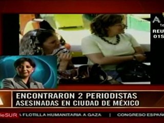 Analizan causas de muerte de dos periodistas mexicanas