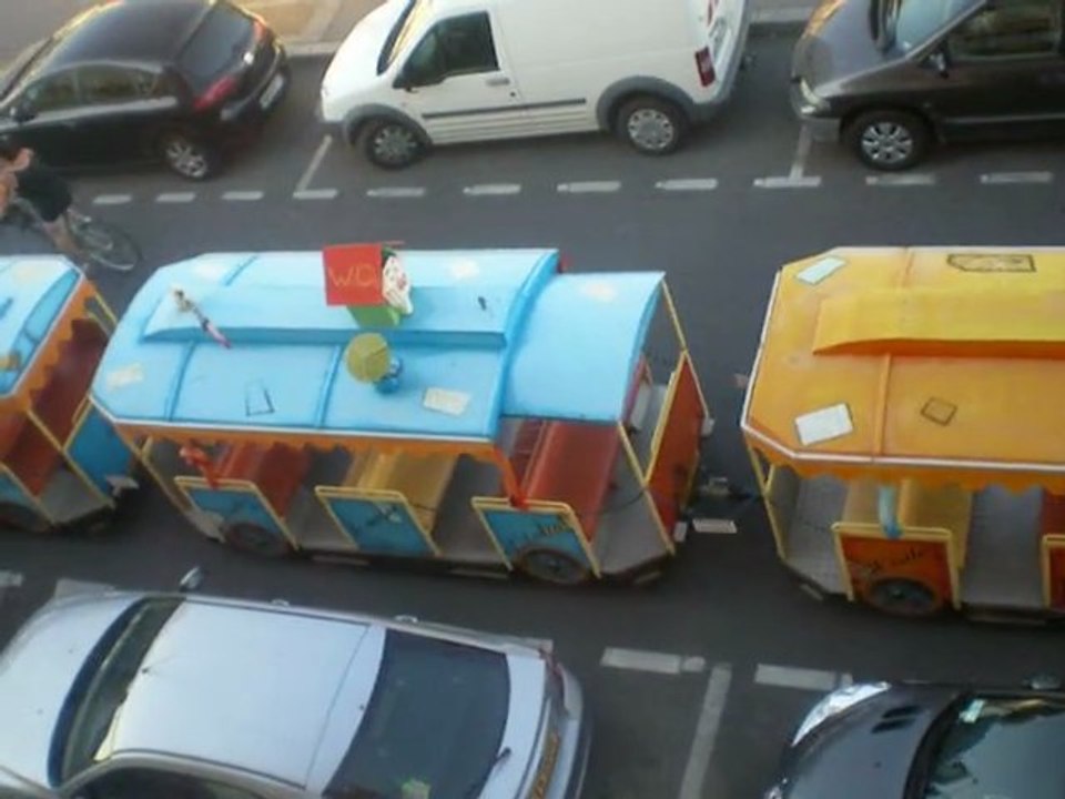 Palavas-Les-Flots (34) - Petit train humoristique de Palavas-Les-Flots