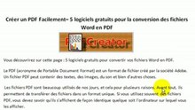 Convertisseur PDF- Créer un PDF en 15  secondes avec PDF Creator
