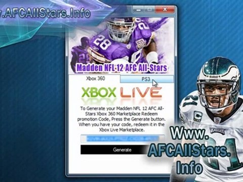 Get a Free Madden NFL 12 AFC All Stars Team DLC - Xbox 360 - PS3