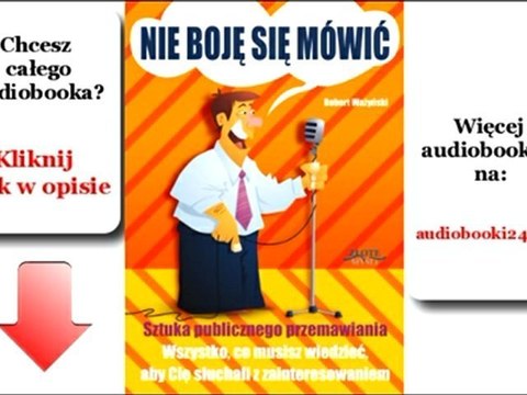 Nie boję się mówić! - Robert Ważyński - audiobook