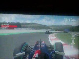 f1 2010 spa overtake hachoom with golf5