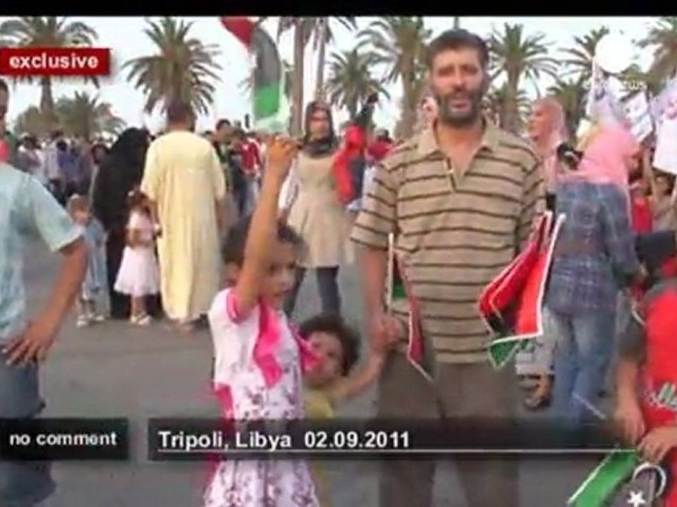 Tripoli : calls for freedom - no comment