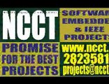 BE Projects, B.Tech Projects, College Projects,  Final Year Projects, Real Time Projects, Engineering Projects, MCA Projects, Polytechnic Projects, Diploma Projects - www.ncct.in, ncctchennai@gmail.com, 28235816