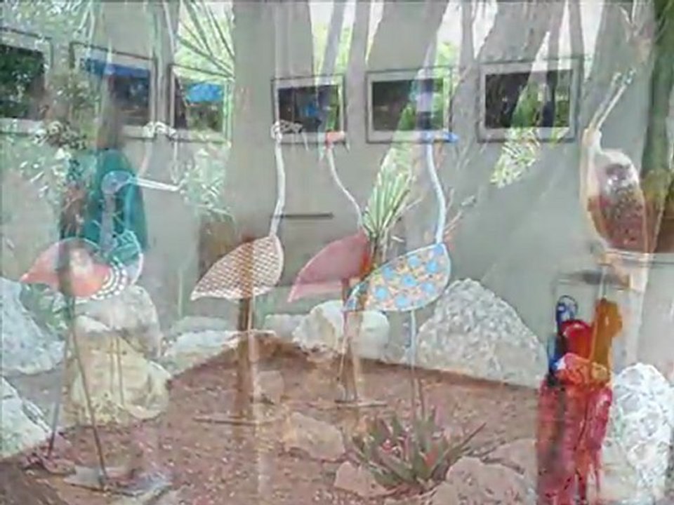 Monaco: des sculptures fleurissent dans le Jardin exotique