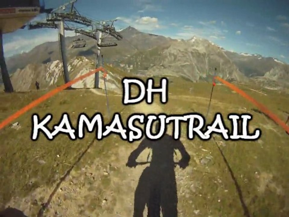 vtt tignes 2011  DH KAMASUTRAIL et  DH BLACK METAL avec LOLO-RS a la cam