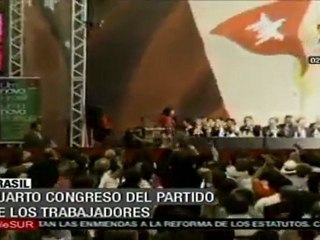 Cuarto congreso del Partido de los Trabajadores en Brasil
