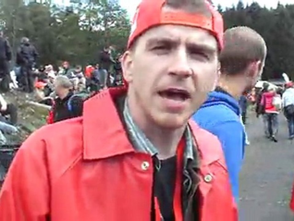 francorchamps aout 2011 un pur délire sur le circuit avant la course