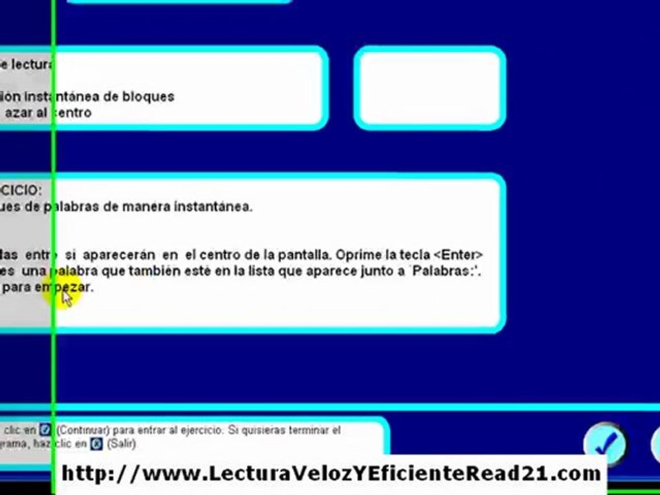 Lectura Veloz, Curso de Lectura Rapida - www.LecturaVelozYEficienteRead21.com