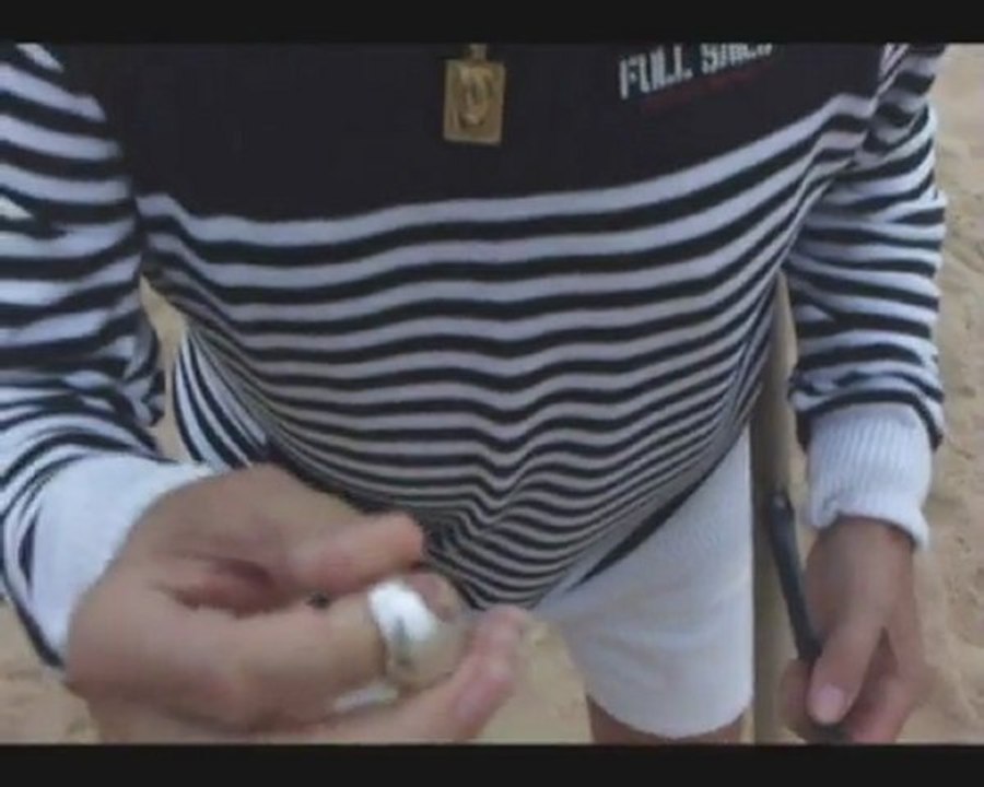 Détecteur de métaux le Minelab Explorer SE à la plage