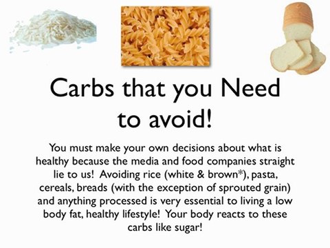 How To Lose Fat Diet Tips - Let's Talk Carbs