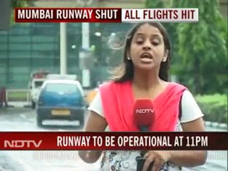 Mumbai airport's main runway shut till 11 pm, flights delayed