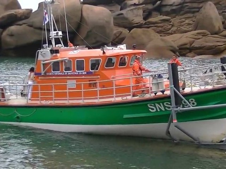 snsm ploumanac' h départ samedi 3 septembre matin du bateau président toutain