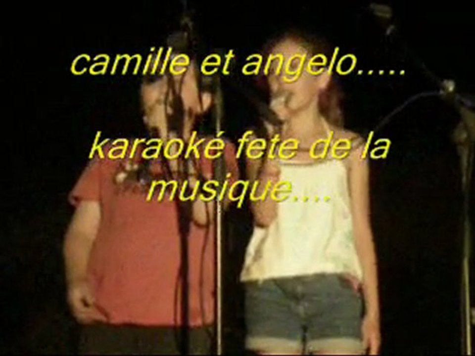 karaoké camille et angelo