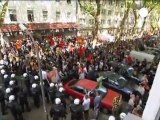 Heurts entre police et manifestants en Allemagne