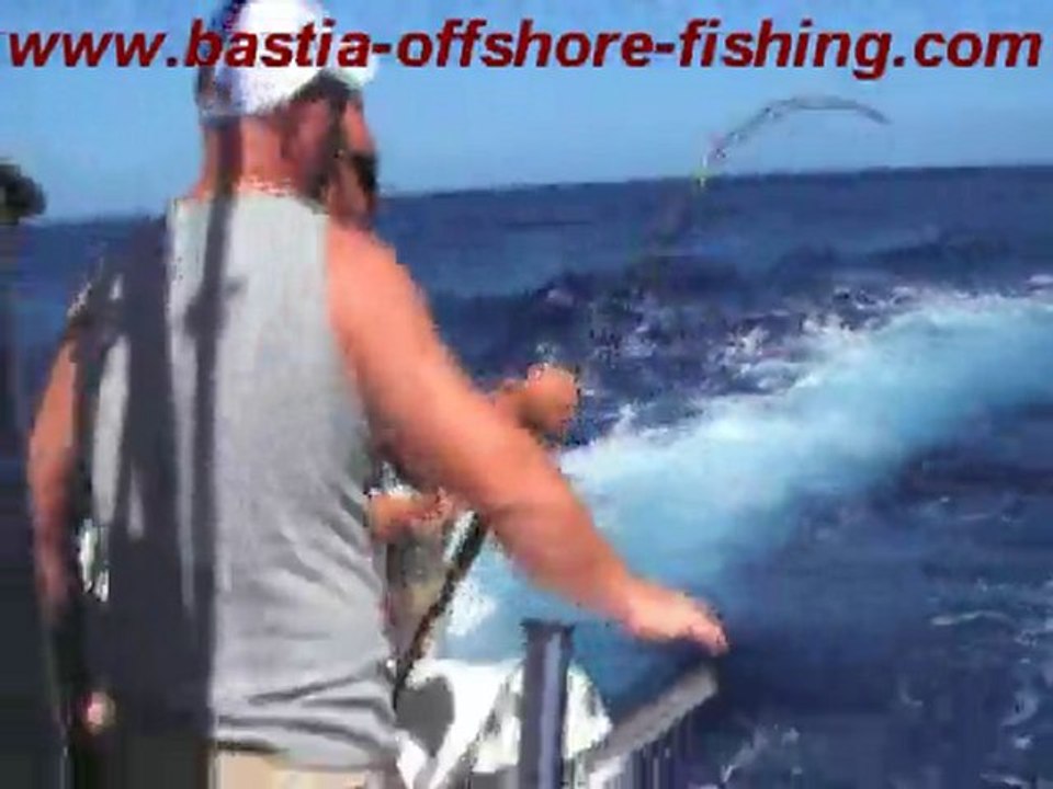 Pêche au tout gros en Corse 28 08 2011 avec le Bastia Offshore Fishing Club