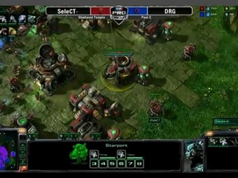 MLG Raleigh 2011 - Starcraft II - Game 1 - Dignitas SelecT (T) VS CoLMVP DRG (Z) Part 2/2