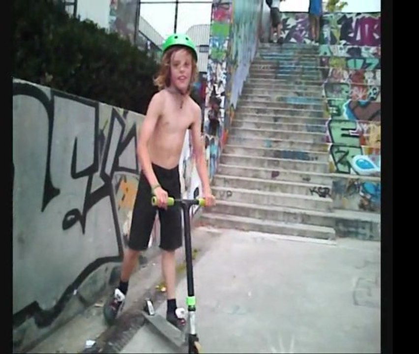 trotinette freestyle riding vacances été 2011