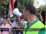 Syrian community protest in Bucharest - no comment