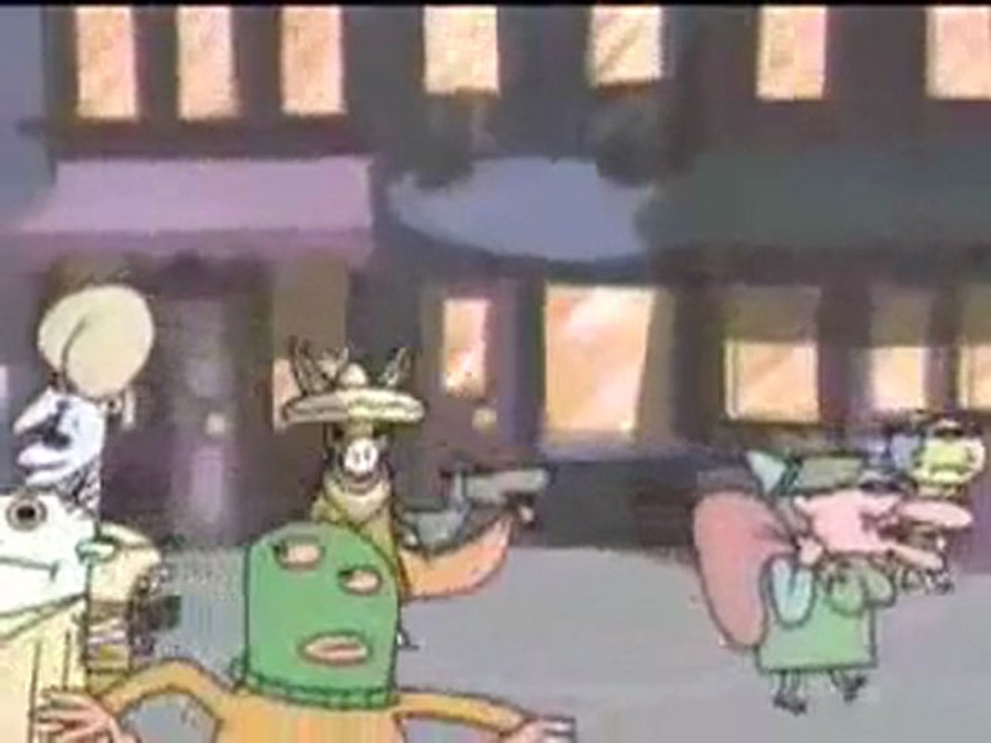 Cartoon Network Shortie Quick Draw Mcgraw In City E Scape