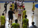 Masters handball Grenoble : Toulouse - Skopje seance de penalty Calvel