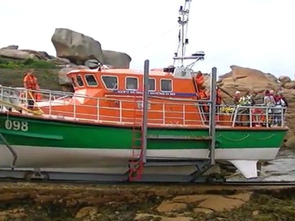 snsm ploumanac'h sortie le soir du bateau président toutain  samedi 3 septembre