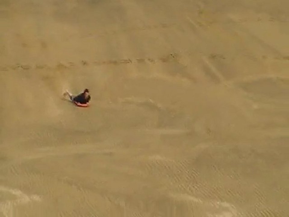 Chute Impressionnante en SandBoard