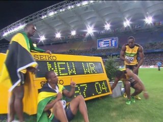 Finale relai 4 x 100m hommes Daegu