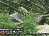 Tormenta Talas provoca 15 muertes en Japón