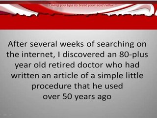 Cure Acid Reflux in 2 Easy Steps