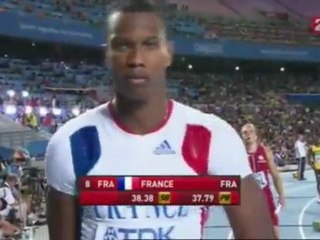 Record du monde du 4 x 100m hommes - 37.04 (Daegu 2011)