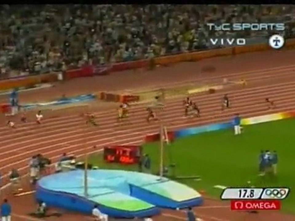 Pékin 2008 - Record du monde du  4x100m hommes en 37.10